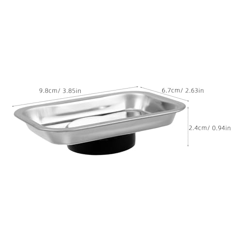 Bandeja para Tornillos Pernos con Base Imantada Anticaídas de Piezas 3