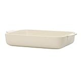 Villeroy und Boch Clever Cooking Rechteckige Backform, 34 x 24 cm, Premium Porzellan, Weiß