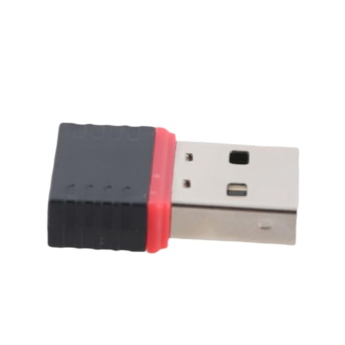 aqxreight Adaptador WiFi Tecnología 11n Interfaz USB 2.0 Compacta y Elegante Tarjeta de Red Inalámbrica 8188 Más Latencia de Señal Que, como Estándar de Juegos, Admite Velocidad de Películas IEEE802