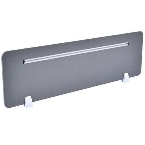 Panneau de confidentialité de bureau acoustique séparateur d'espace gris