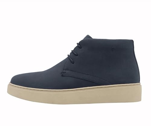 Image of Amali Casual Chukka Boots for Men, High-Top, Lace Up Suede Men's Shoes, Desert Boots with Crepe Rubber Sole