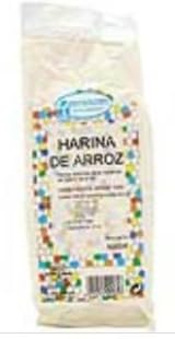 Harina de Arroz, 500 g, Ingrediente Natural para Cocina y Repostería. Pack de 4