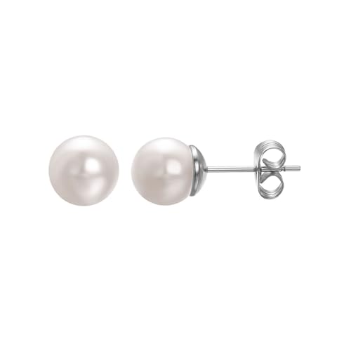 Perle di simulazione d'acqua dolce da 8 mm. Adatto a tutte le età.