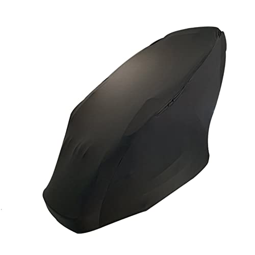Housse de fauteuil de massage lavable et extensible noire - 2