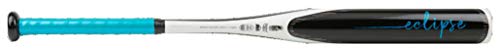 Rawlings 2020 Eclipse Fastpitch Softball Bat, 32 inch (-12), Black/White/Blue/Teal (FPZE12-32/20)