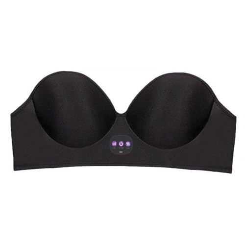 Soutien-gorge massant chauffant avec 3 modes de vibration et chaleur douce pour le bien-être