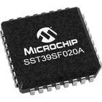 Microchip Technology, SST39SF020A-55-4I-NHE, Flash Memory - Parallel - 5V - 2Mbit (256K x 8) - 55ns - 32-Pin PLCC - Tube (10 Item/s)