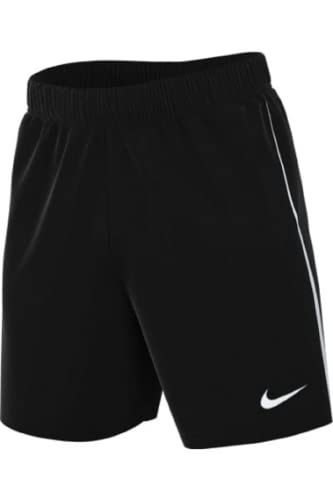 Nike DRI-FIT US League Knit III Short (as1, Alpha, m, Regular, Regular, Black)