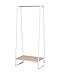 Movian, Penderie/Penderie vetement, Penderie dressing/Porte-manteau, Solide, Amovibles, Moderne, Bureau,Chambre,Salon - Metal Garment rack - PI-B1 - Blanc