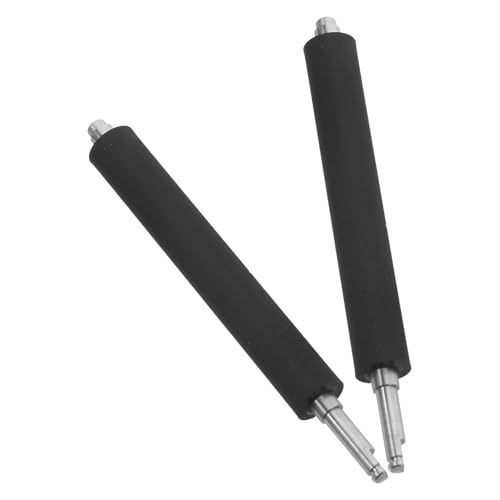 Rodillos de repuesto PRETYZOOM color negro para eje de impresora de etiquetas paquete de 2