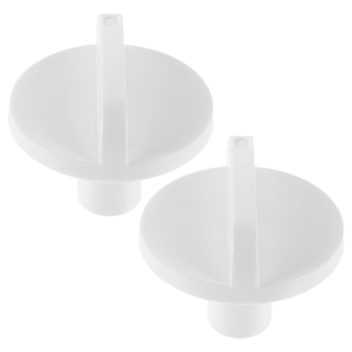 DECOMELODY Perillas de Control de Temperatura Aplicables para Refrigerador y Congelador Repuestos Termostato Diámetro 30 MM 2 Piezas Compatibles Hogares Restaurantes y Supermercados
