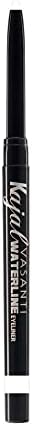 VASANTI Kajal Waterline Eyeliner Pencil - Long-lasting, Waterproof, Smudge-proof, Safe for Sensitive Eyes, Waterline Eye Liner - Opthalmologist Approved and Tested (White Clarifier)