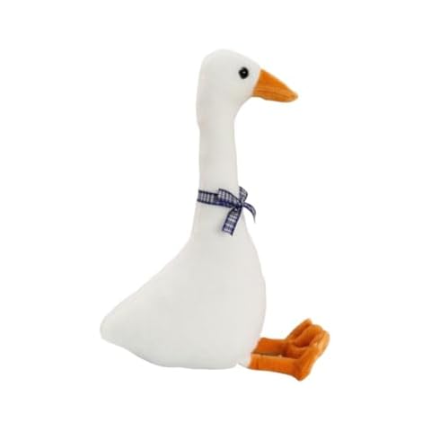 LAARNT 30cm Cute White Goose Plush Toy Cover