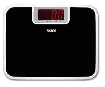 Samso Slim Weigh Digital Body,Personal,Health Scale,Digital Bathroom Scale 150Kg-100g,1.2 inch Red LED Dislay, Metal Body