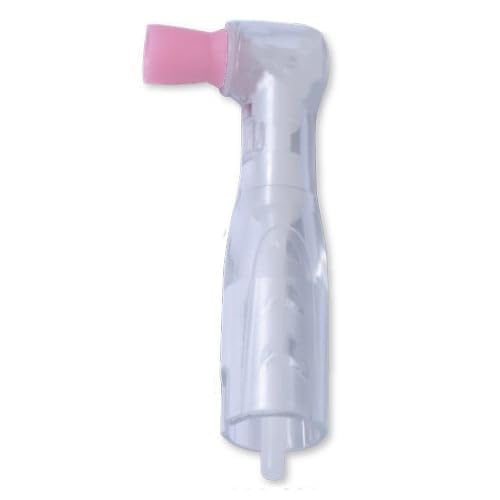 ONE-C3399-090SP Prophy Angles Clear Body with Soft Ribbed & Webbed Cup Pink 100/Pk