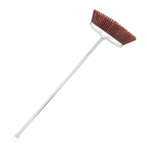 JEWEDECO Garbage Sweeping Broom Grout Tool Stiff Bristle Broom Soft Bristle Broom Manual Broom Thick Broom Garbage Sweeping Tool Broom Outdoor Broom Indoor Room Broom Pet Stainless Steel
