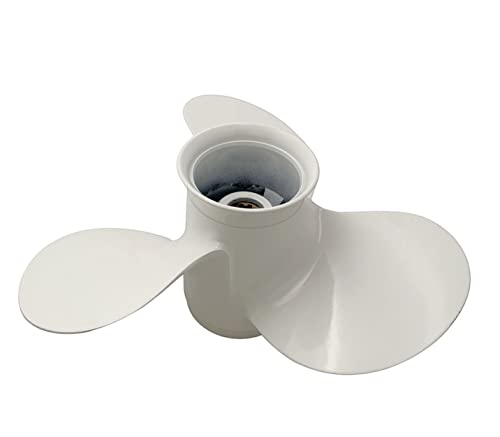 Propeller 9 7/8x9 voor Yamaha Buitenboordmotor 25-30HP Aluminium 10 Tand OEM NR:664-45941-01-EL 9.9x9 - Afbeelding 5