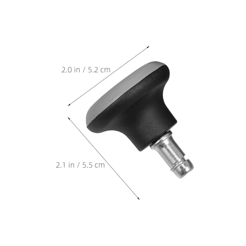 Deslizadores de silla de oficina con vástago insertado y base de PVC antideslizante 2