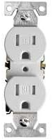 TR270W Tamper Resistant Duplex Receptacle, White