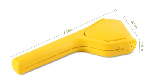image for ToGeeKa Lemon Squeezer, Effortless Manual Flat Lime Juicer Squeezer, H