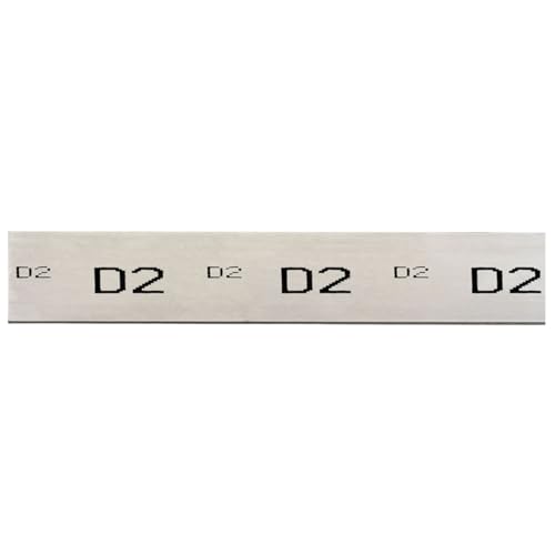 Small Parts 69371 D2 Tool Steel Sheet, Annealed/Precision Ground, ASTM A681, 1/8" Thickness, 1-1/2" Width, 18" Length