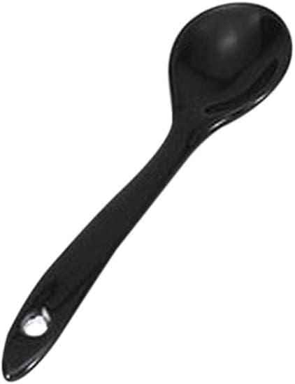 Set of 10 Spoons, Black Slim Spoons, 4.6 x 1.0 inches (11.6 x 2.5 cm), Restaurant, Inn, Japanese Tableware, Restaurant, Commercial Use, Tableware, Tableware