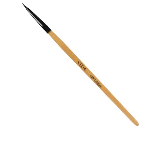 Vega Lip Liner with Wooden Handle and Natural Animal/Synthetic Hair