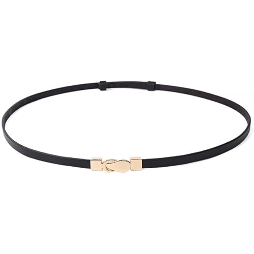 Skinny Belts, Ladies Belt Skinny Gold Buckle Thin Leather Waistband Simple Women' Waist Belts4
