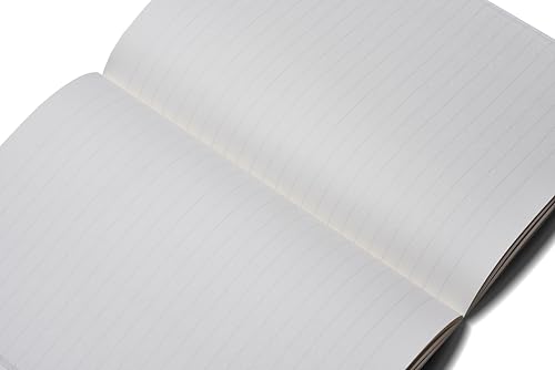 Image of A5 Size Red Notebook Journal | Ruled Acid Free Paper | 400 Pages | 70GSM | 360 Degree Flexibility | 100% Handmade | PU and White paper | Classic Signature Series | Bookmark Included