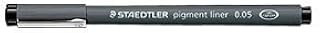 Staedtler Pigment Liner, 0.6mm, Black Ink (308-0.6)