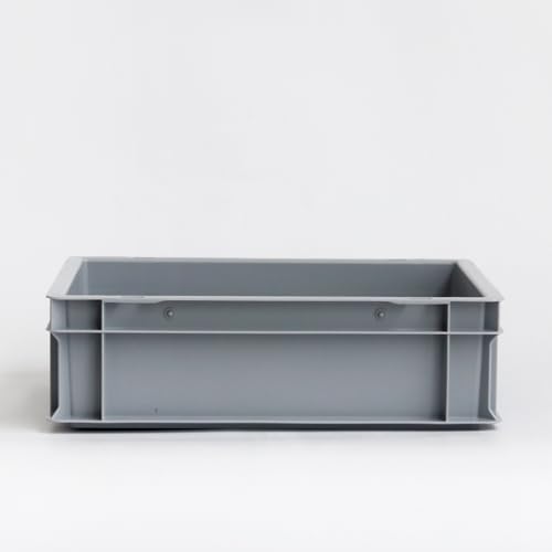 ALUTEC Kunststoffbehälter (11 Liter, 40x30x12 cm, kälte- und hitzebeständig, geschlossen, platzsparend, stapelbar, lebensmittelecht, Aufbewahrungsbox) 75038