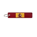 Photo Gallery ruoming 1 portachiavi con bandiera del paese, etichetta tessuta patriottica, 12,9 x 3 cm, spagna, 7.67 inches length Photo Gallery ruoming 1 portachiavi con bandiera del paese, etichetta tessuta patriottica, 12,9 x 3 cm, spagna, 7.67 inches length