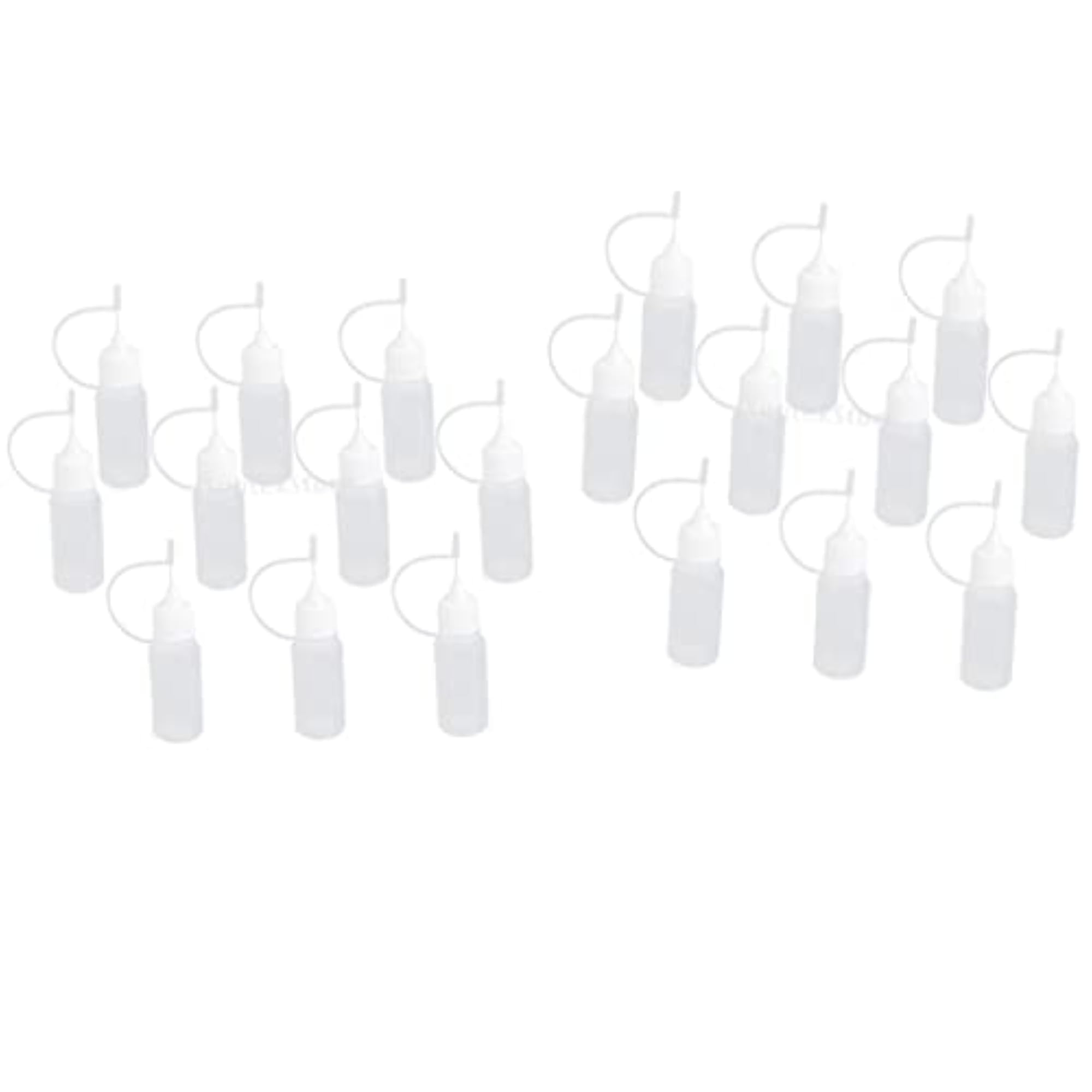 20pcs 10ml Needle Tip Empty PVC Squeezable Dropper Bottle