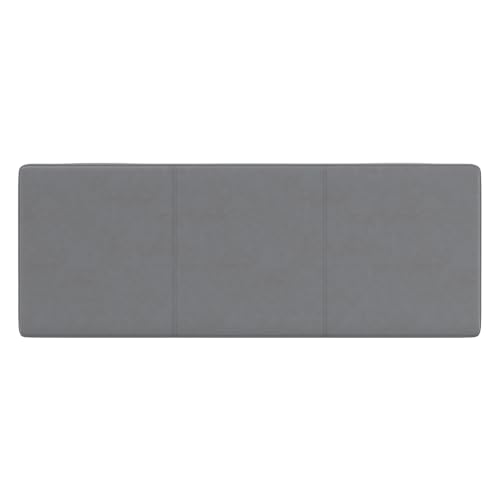 Image of SIMPLIHOME Avalon 48 inch Wide Vegan Leather Storage Ottoman in Stone Grey