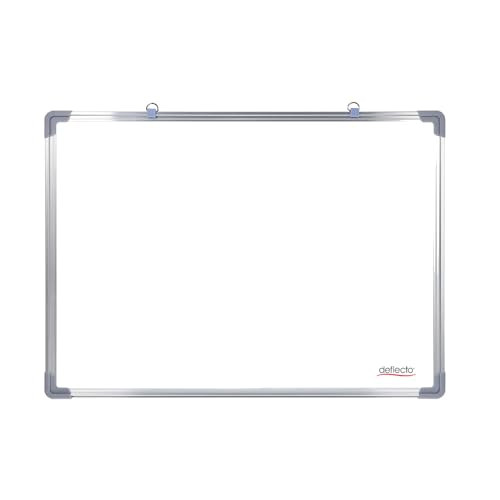 Image of Deflecto Premium Magnetic Whiteboard 900×600mm | Durable Aluminum Frame & Sturdy Honeycomb Core | Easy Wall Mount for Office, Classroom & Home Use | Professional Silver Design