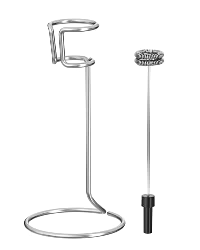 Maestri House Rechargeable Milk Frother Holder and Whisk Rod