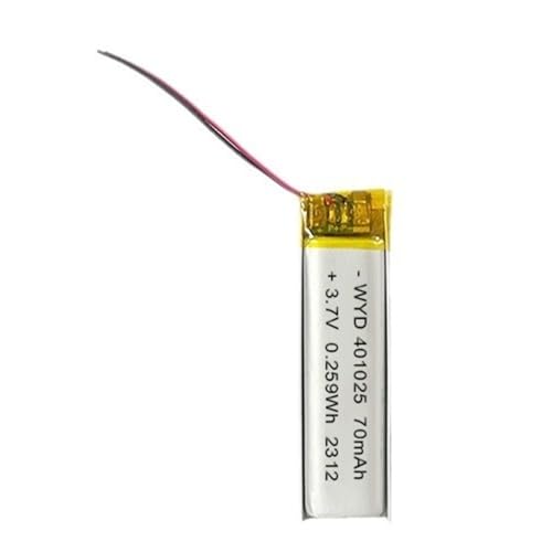 Batería 401025 70 mAh para revivir tus auriculares inalámbricos de 3,7 V