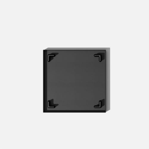 Image of Veradek Block Series Cube Planter & Drip Tray - Square Outdoor Planter Set