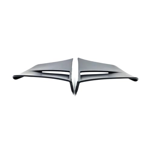 Ailettes de moto universelles : lot de 2 ailerons de carénage latéral noirs - 4