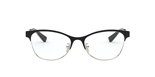 Coach HC5111 Prescription Eyewear Frames, Black/Light Gold/Demo Lens, 53 mm