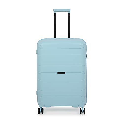 Image of it luggage Momentous Sky Blue Set of 2-24 & 20 inches Cabin with Padded Laptop Section & Medium-Expandable Polypropylene Hardsided with TSA Lock 8 Wheel Trolley Bag