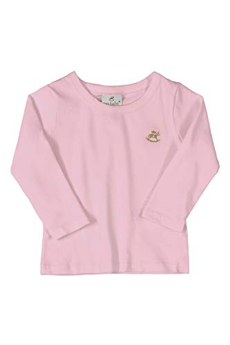Blusa Manga Longa em Cotton, Up Baby, Meninas, Rosa, M