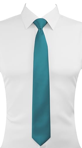 Image of Dibi Solid Color Ties for Men, Formal Mens Ties, Neck Tie, Classic Tie for Boys Women Teens, Wedding Business Costume Necktie