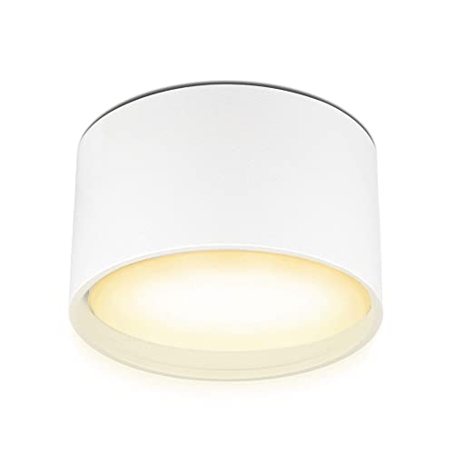 lambado® LED Aufbaustrahler flach mit schöner Lichtfläche - Set inkl....