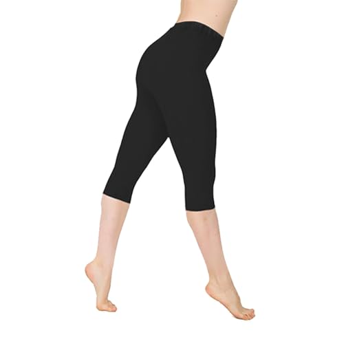 Generisch Pantalones de fitness para mujer de gimnasio 7/8, pantalones de entrenamiento largos y finos, pantalones de verano, elásticos, push up, pantalones de yoga, opacos, monocolor, control de
