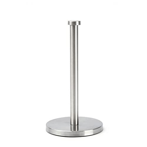 Portarrollos vertical de acero inoxidable con base estable para un corte de papel cómodo 2