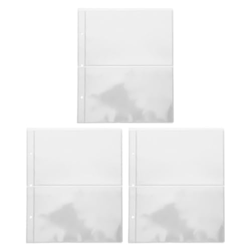 Pochettes en PVC transparentes avec design simple et élégant pour album