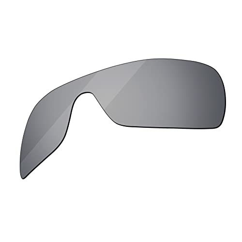 Boldbright Replacement Lenses Compatible with Oakley Antix Sunglasses - Titanium Mirror Coated - Non Polarized