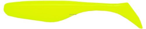 Bass AssassinWA32118 Turbo Shad (10 Count), Limetreuse, 4"