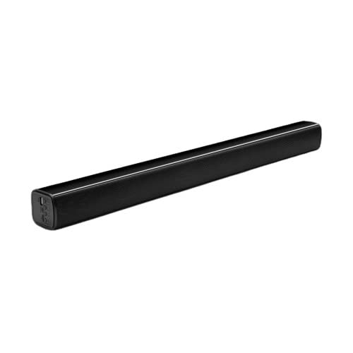 Image of (Tessco FS-343) Portable Wireless Soundbar Speaker Rich bass Loud Sound Guitar&Mic Input 3.7V 2400 MAH Battery 20 W (Black, Stereo Channel)